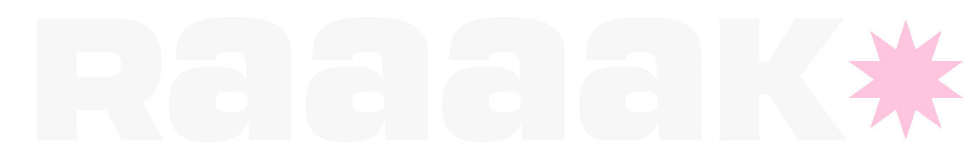 Logo van Raaaak – creatieve studio voor rake beeldverhalen via video, animatie en contentformats